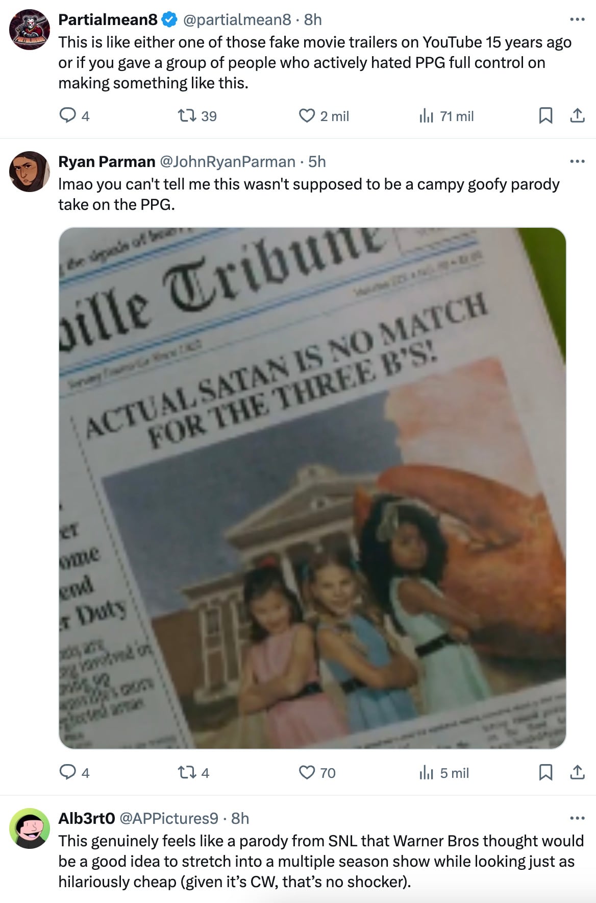 Tráiler filtrado de Las Chicas Superpoderosas de CW