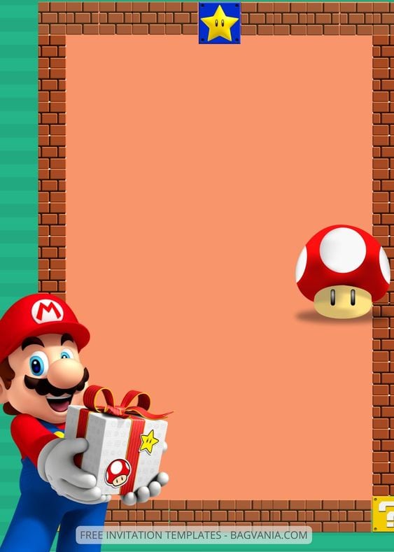Carta para Santa Claus de Mario Bros