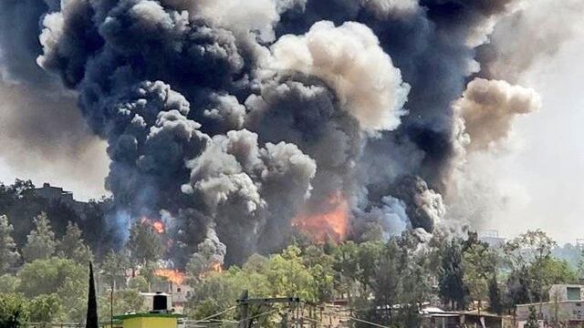 Explosión de polvorín en Chimalhuacán