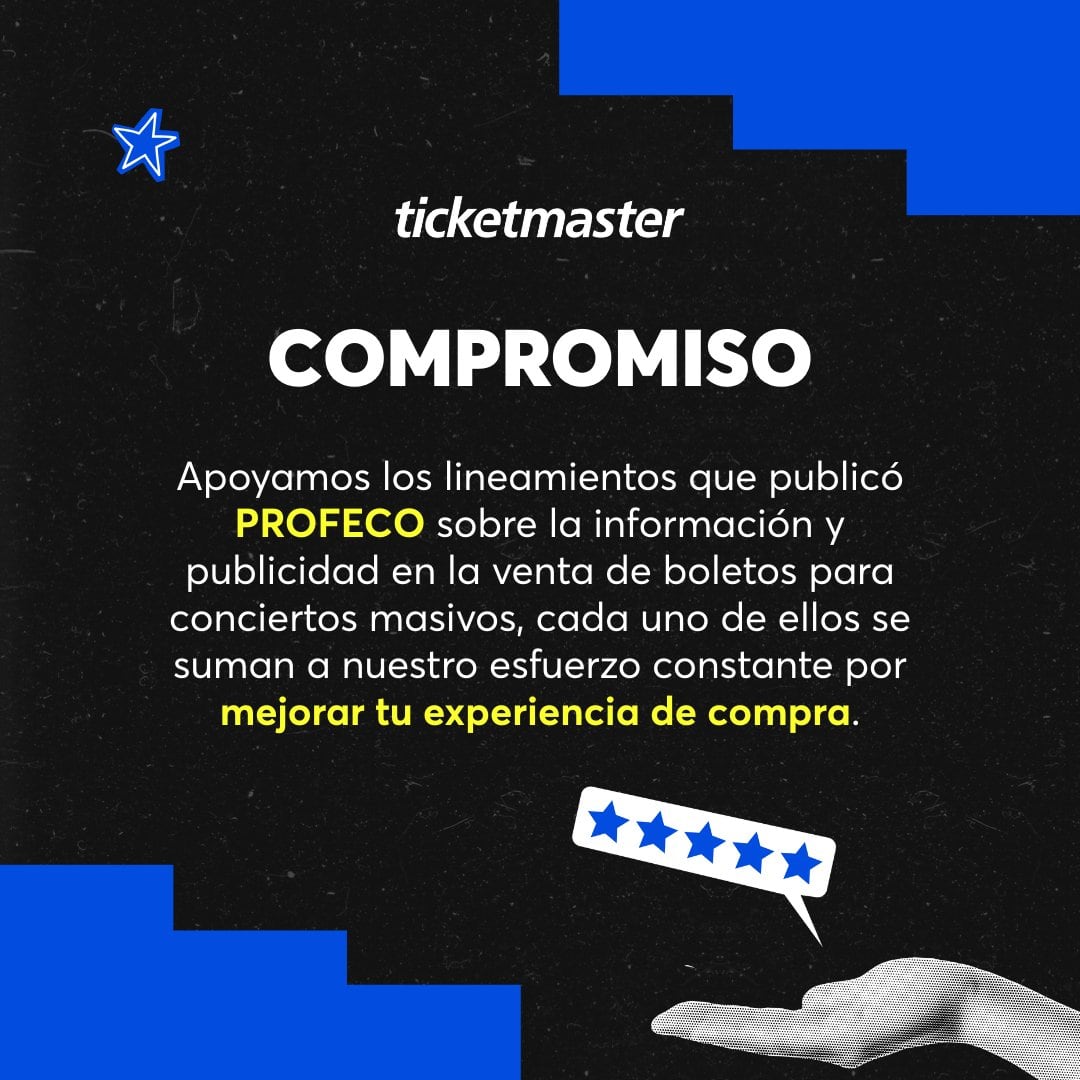Cambios en conciertos: Ticketmaster respalda nuevas reglas de Profeco