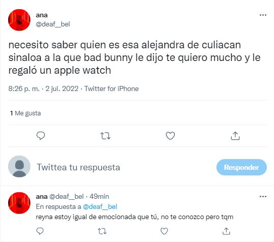 Reacción a la mexicana de Sinaloa que la rompió en el live de Bad Bunny