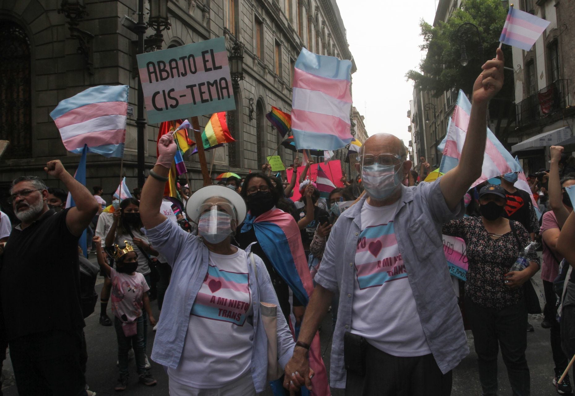 Marcha de Lxs Invisibles en CDMX