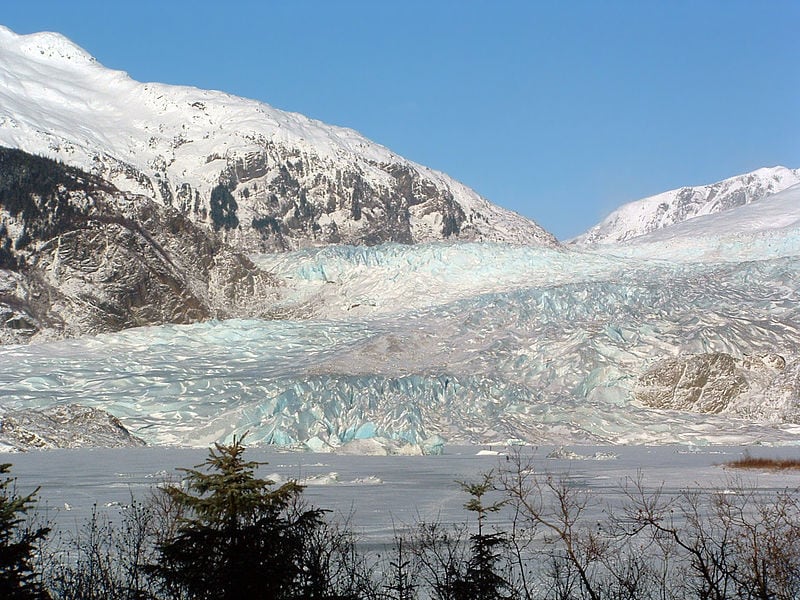 Glaciar Mendenhall en Alaska