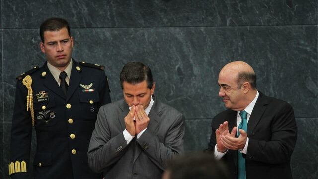 Enrique Peña Nieto y Jesús Murillo.