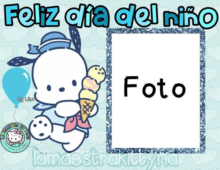 Tarjetas de Hello Kitty y sus amigos del Día del Niño para imprimir y regalar