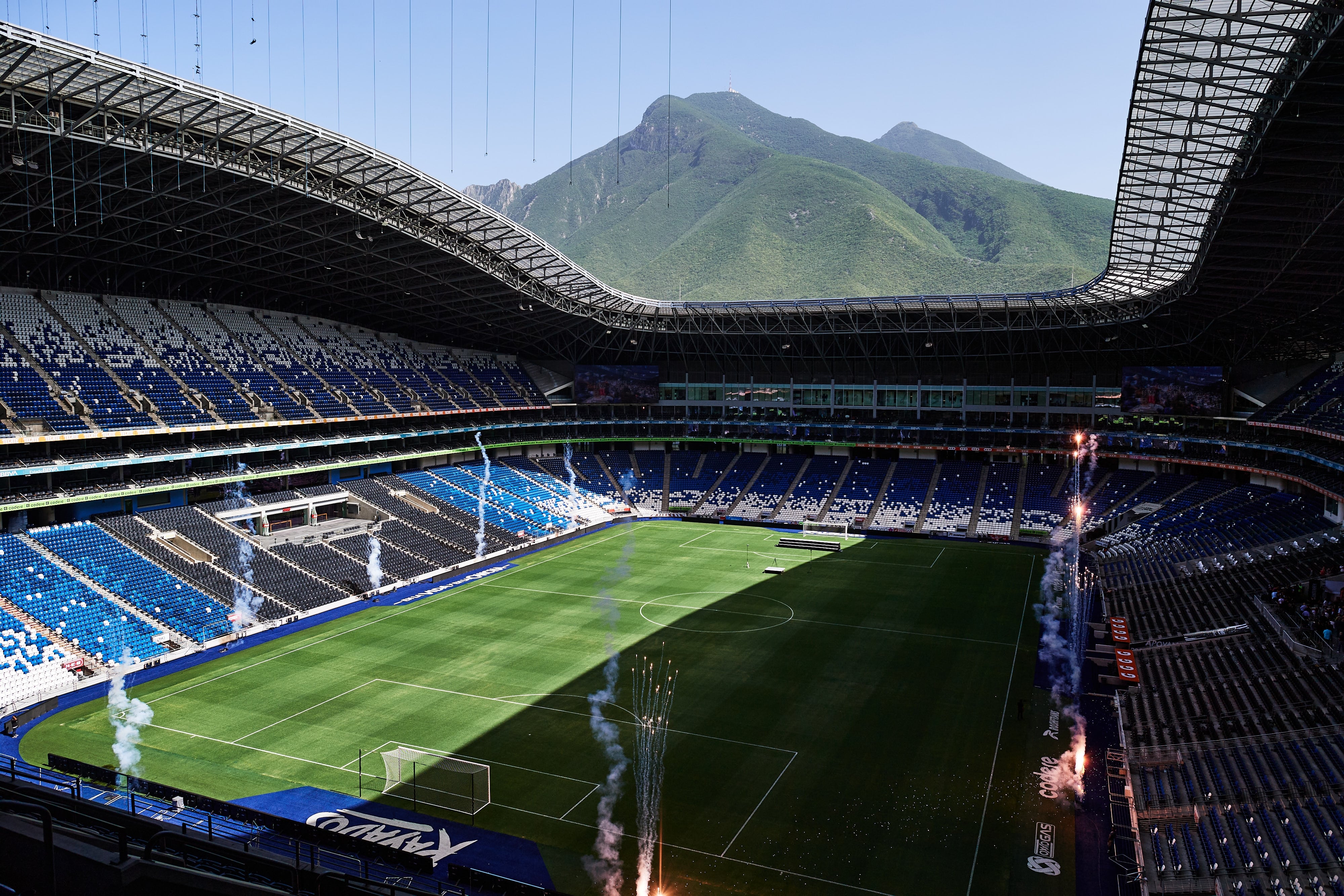 Estadio BBVA, casa de Rayados de Monterrey.