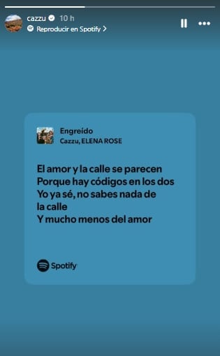 Cazzu lanza mensaje que sería indirecta para Christian Nodal.