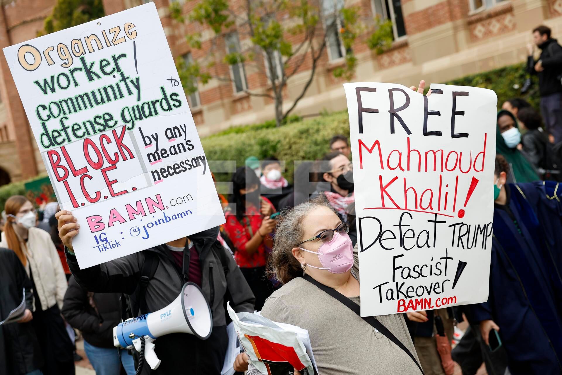 Protestas por Mahmoud Khalil.