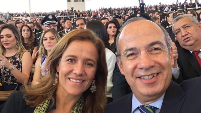 Felipe Calderón y Margarita Zavala