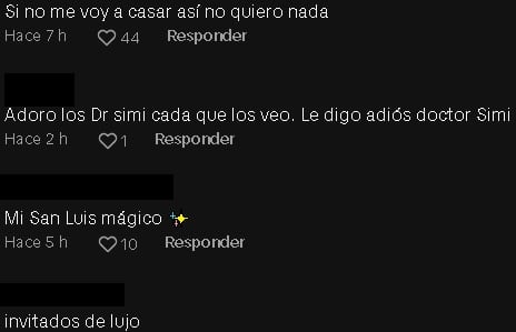 Usuarios enamorados de la boda del Dr. Simi en San Luis Potosí.