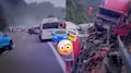 Choque múltiple en la autopista San Cristóbal-Tuxtla deja víctimas