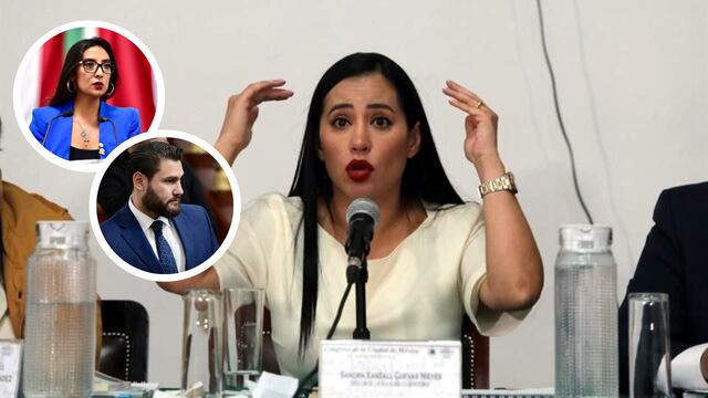 Sandra Cuevas regaña a panistas en Congreso CDMX