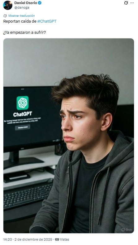 Memes porque ChatGPT dejó de funcionar