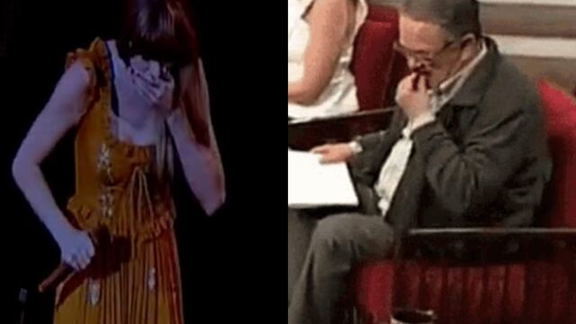 Taylor Swift se come un mosquito en pleno concierto y ya es comparada con Pedro Sola