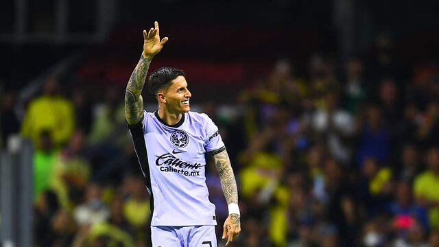 Brian Rodríguez, en el América vs Atlético de San Luis.