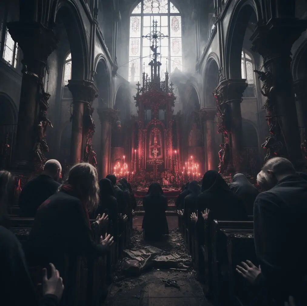 Inteligencia Artificial crea un tétrico mundo donde el satanismo es la religión principal
