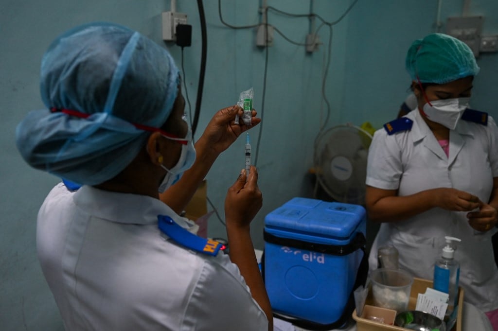 Vacunación contra el Covid-19 en India