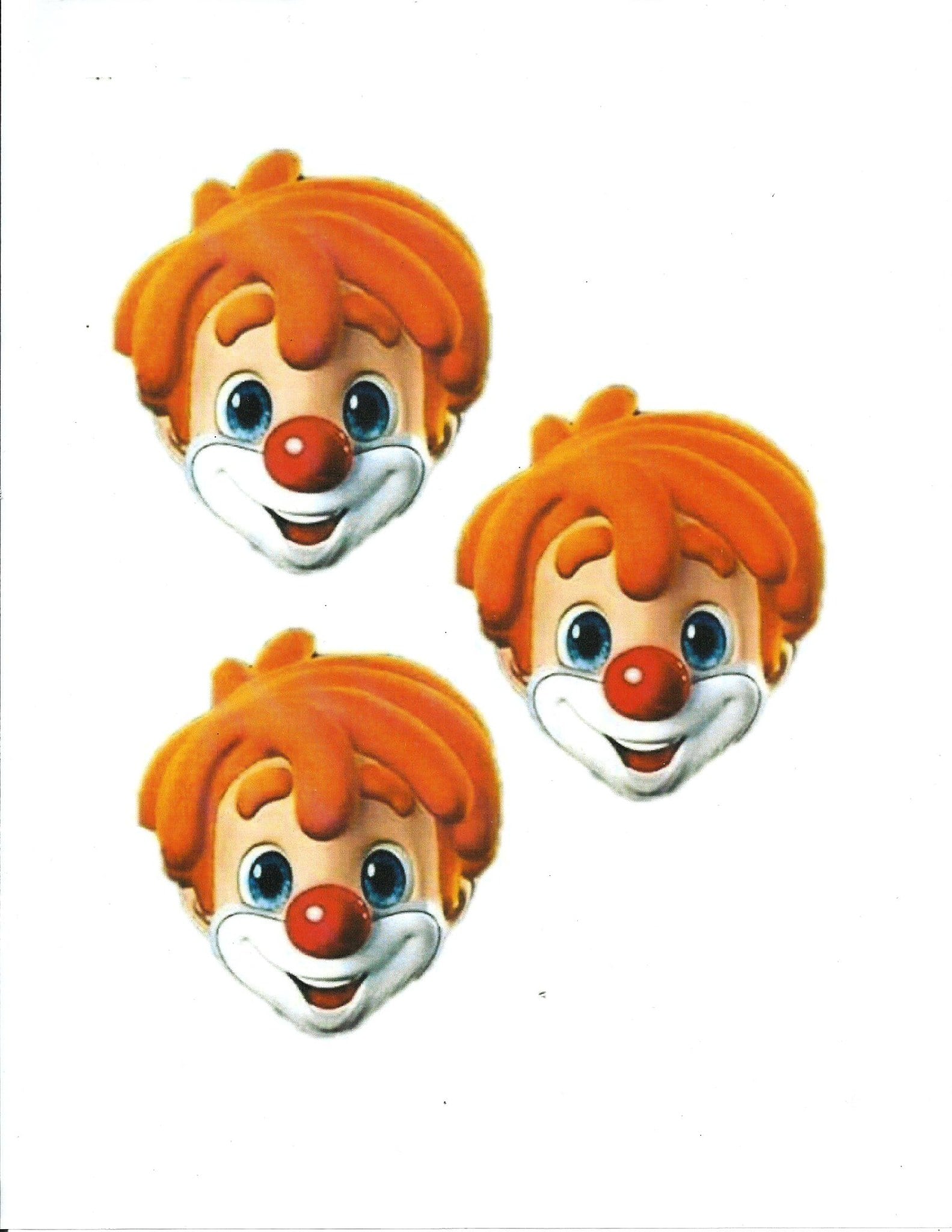 Plantilla para decorar una paleta Payaso de capibara