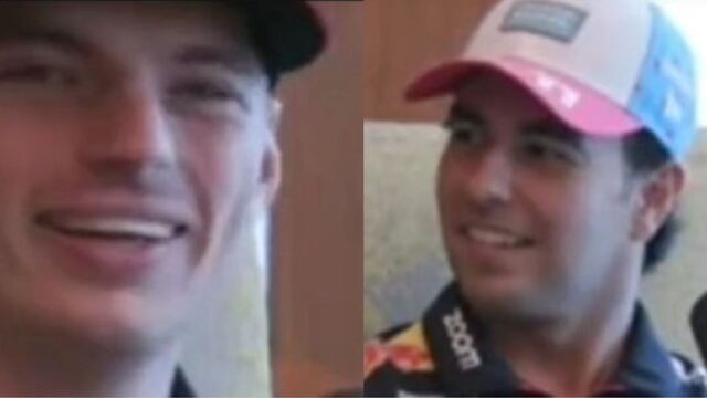 Max Verstappen y Checo Pérez.