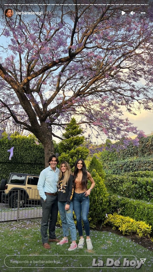 Familia de Bárbara de Regil.