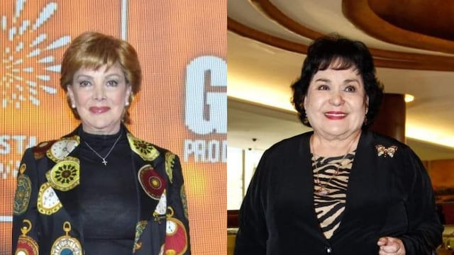 Norma Lazareno y Carmen Salinas.