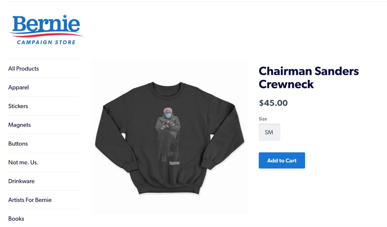 Camisetas de Bernie Sanders