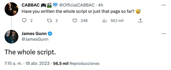 James Gunn ya terminó el guion de Superman: Legacy
