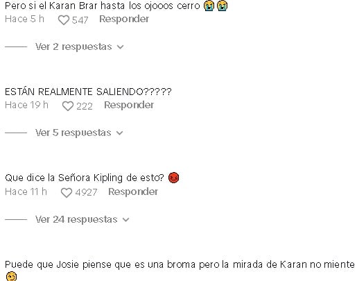 Usuarios ven que beso entre Josie Totah y Karan Brar fue muy real.