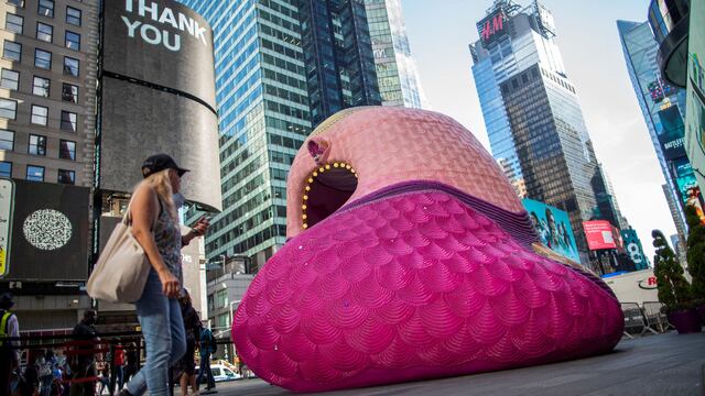 Mosaico de uñas acrílicas