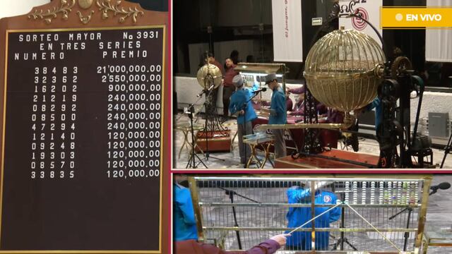 Resultados Sorteo Mayor 3931 de Lotería Nacional: Ganadores de hoy 11 de junio