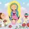 Dibujos de la Virgen de Guadalupe para niños: 5 plantillas bonitas para colorear el 12 de diciembre