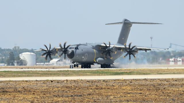 Aterrizaje del A400M