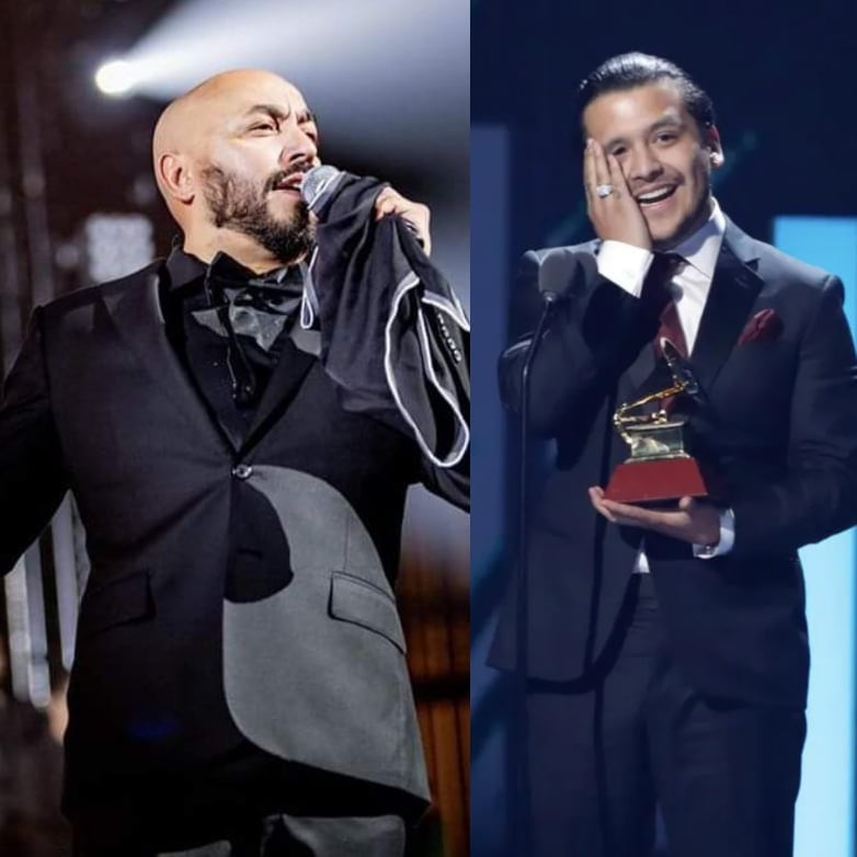 Lupillo Rivera y Christian Nodal.