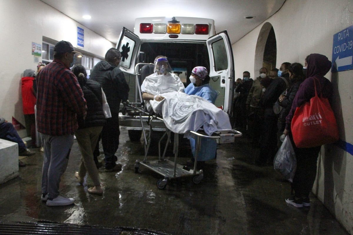 Aglomeraciones en hospital de Covid-19