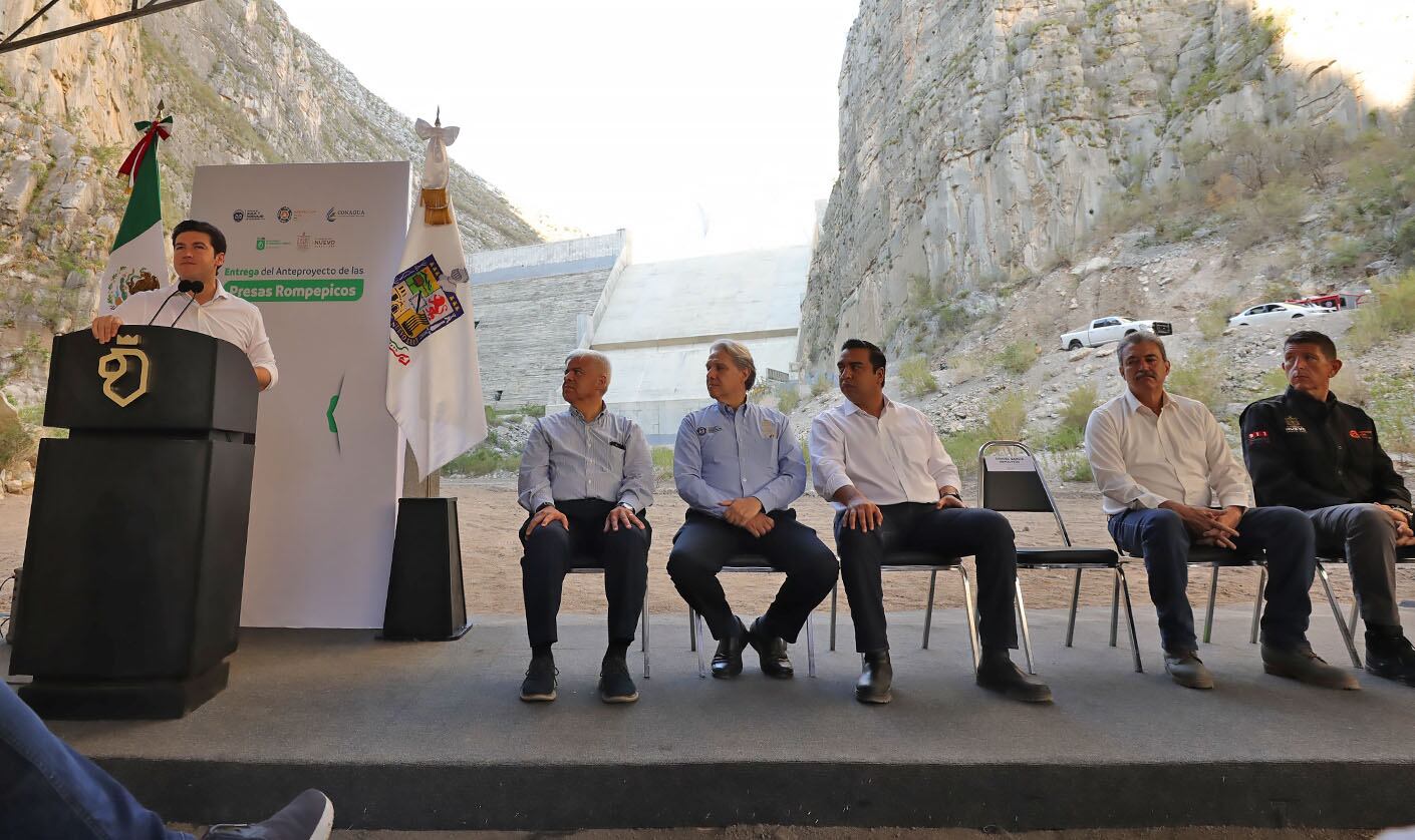 Samuel García anuncia nueva presa en Santa Catarina