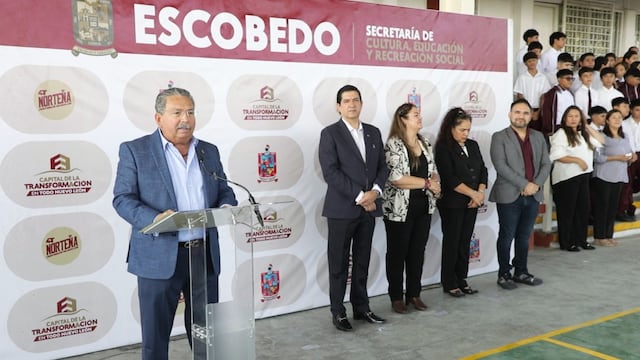 Escobedo da la bienvenida a estudiantes por inicio del ciclo escolar 2026-2027.