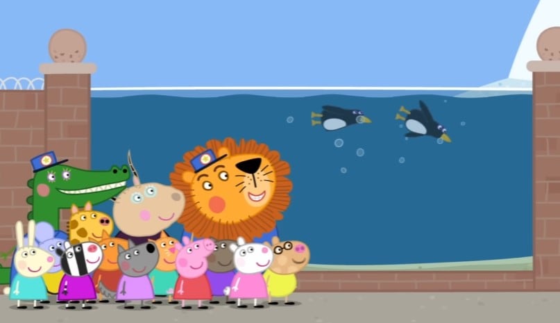 Peppa Pig va de excursión al zoológico