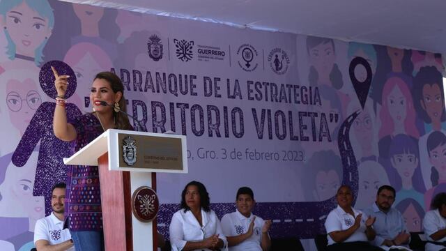 Evelyn Salgado pone en marcha la Estrategia Territorio Violeta en Guerrero