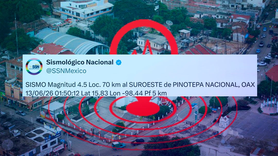 Sismo hoy: temblor en Pinotepa Nacional, Oaxaca