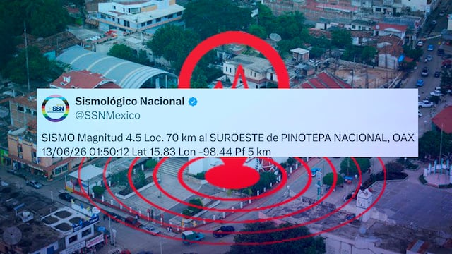 Sismo hoy: temblor en Pinotepa Nacional, Oaxaca