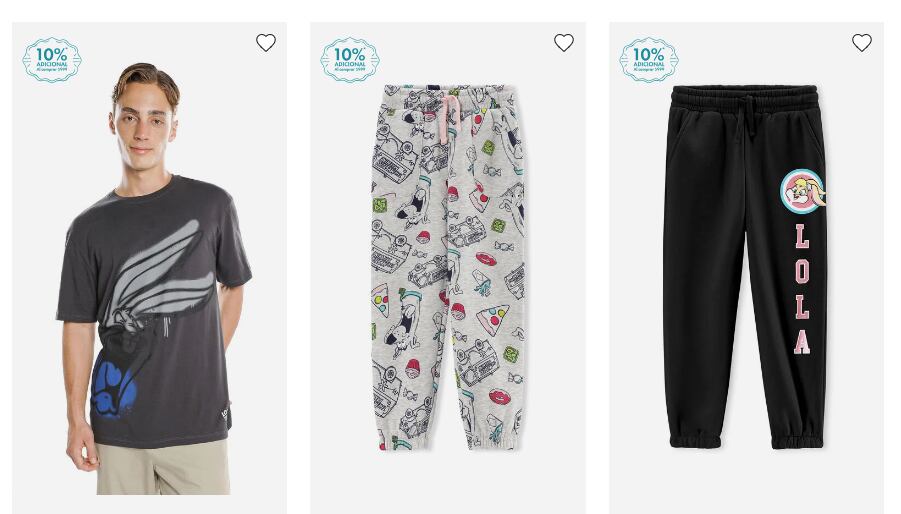 C&A, colección de los Looney Tunes