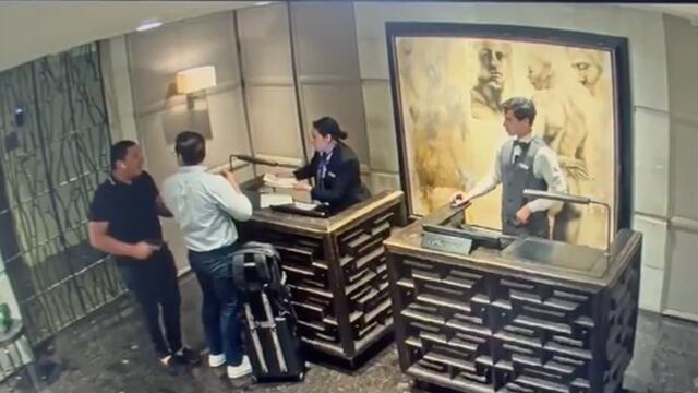 El video del robo armado dentro de un hotel en Polanco, CDMX.
