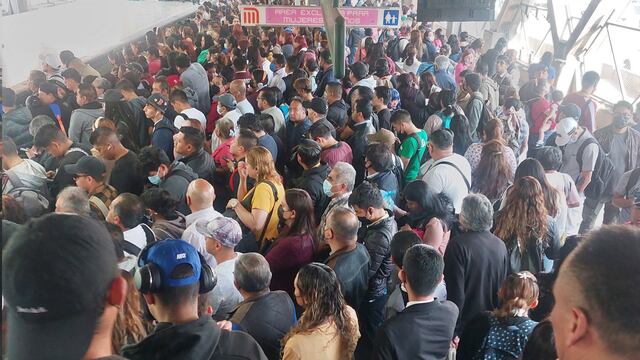 Aglomeraciones en Metro CDMX