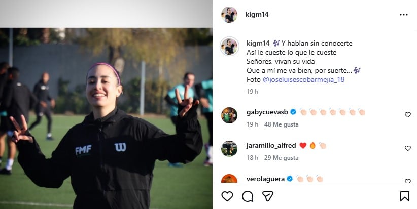 Katia Itzel García responde tras polémica en Pumas vs Mazatlán