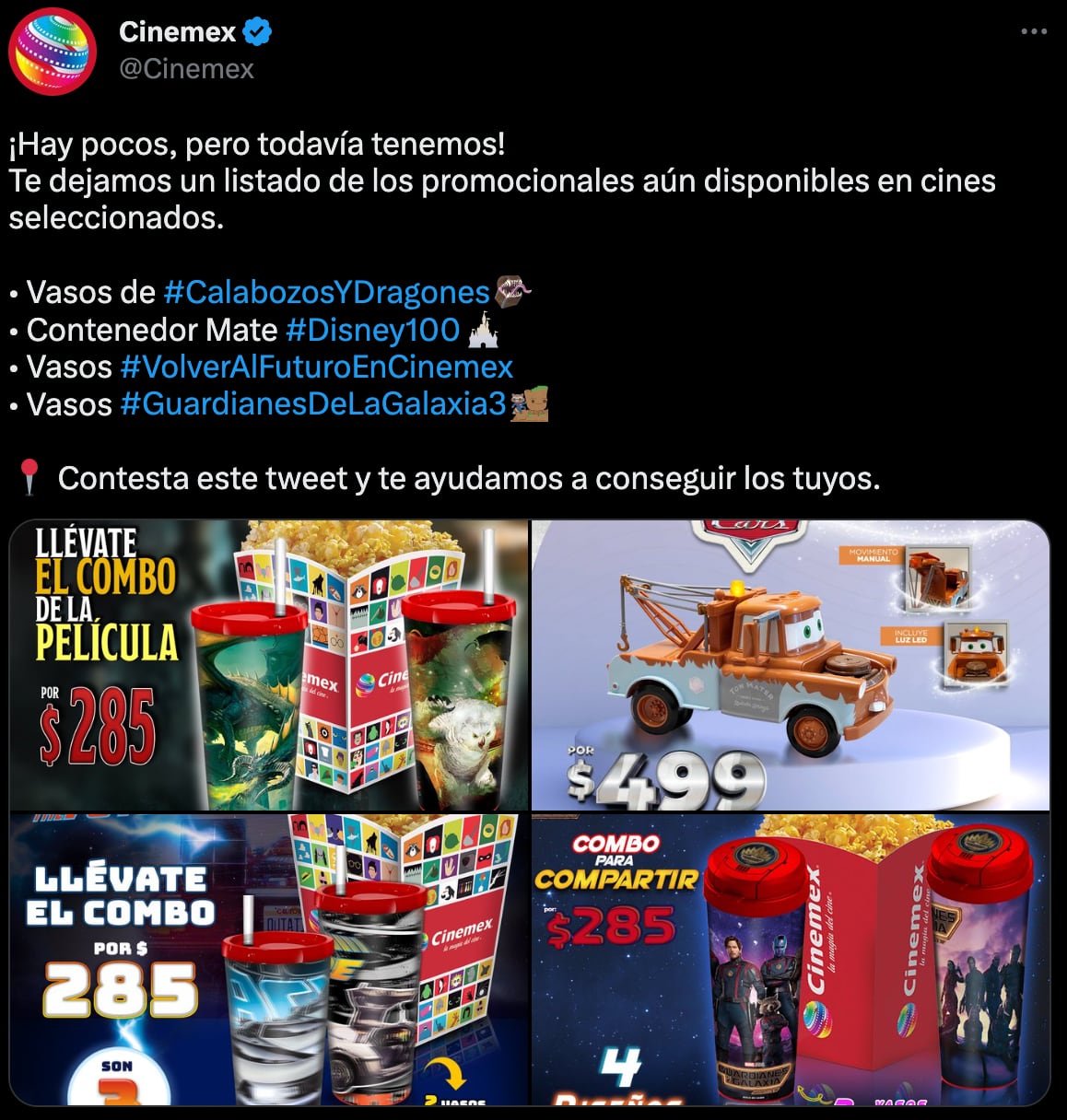 Coleccionables Cinemex