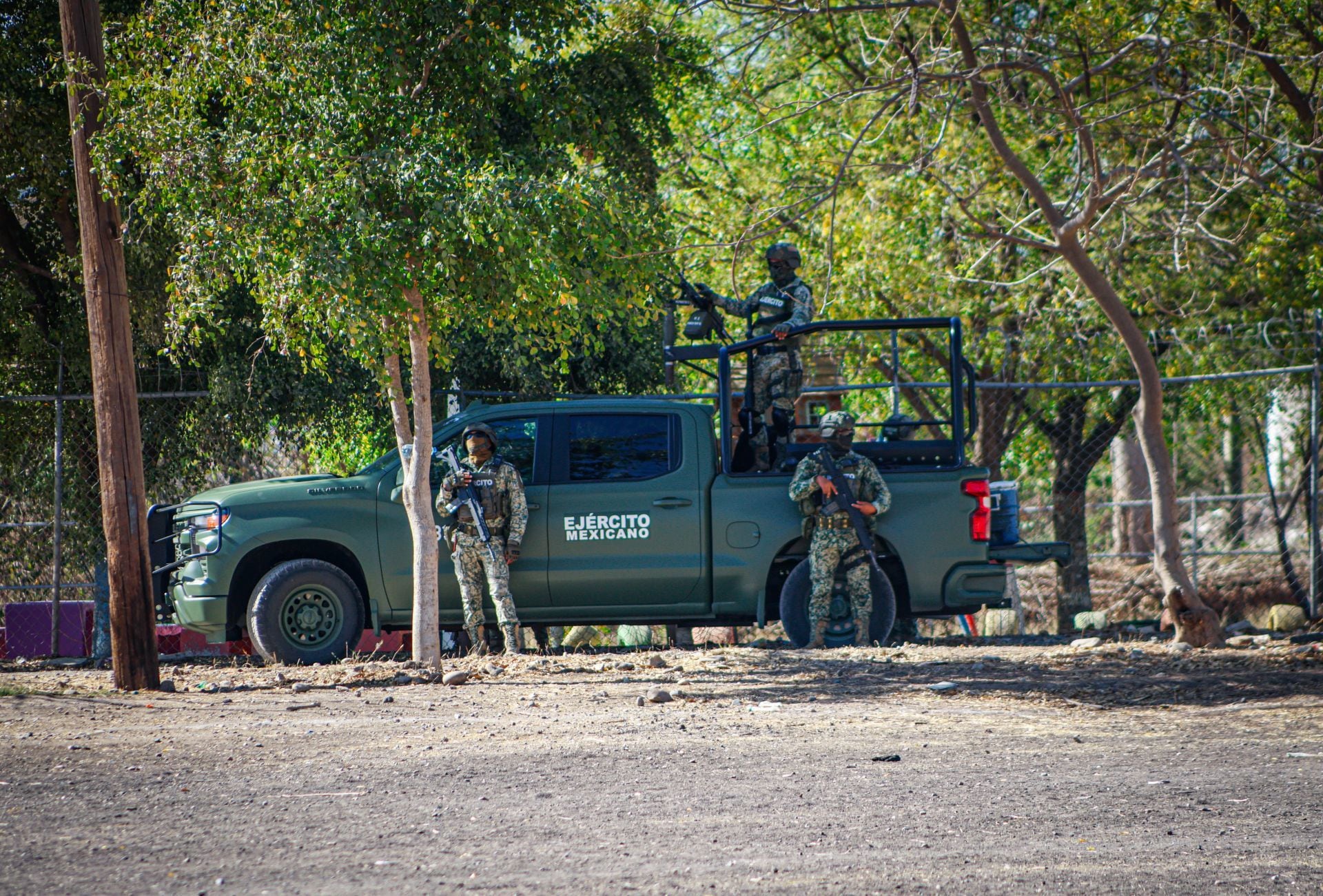 Ejército mexicano en Michoacán