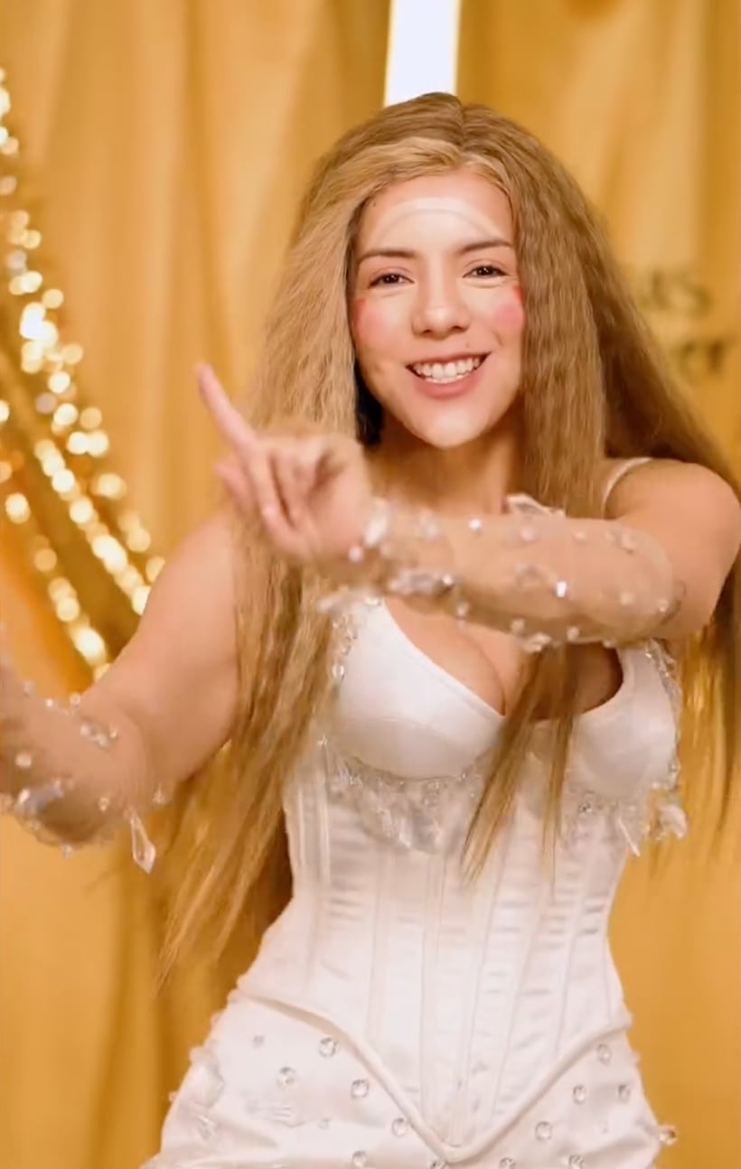 Doris Jocelyn la rompe de nuevo en redes sociales con un tributo a Shakira