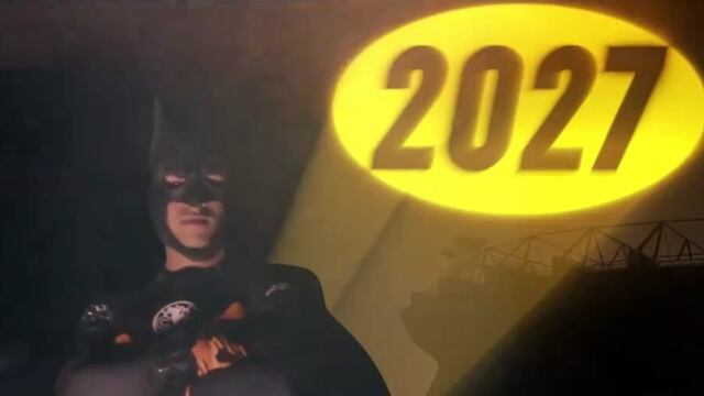 Luis Malagón vestido de Batman.