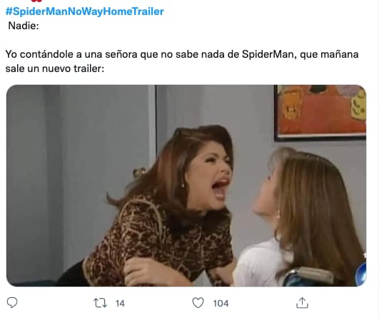 Memes sobre tráiler de 'Spider-Man: No Way Home'
