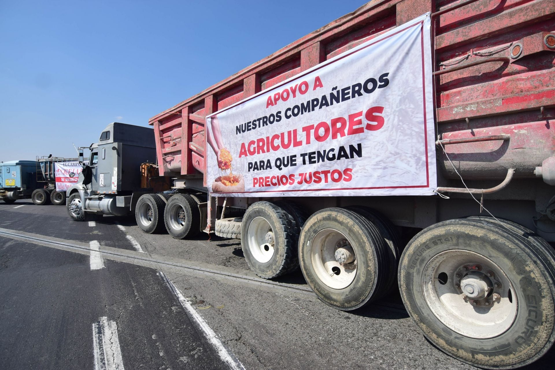 Bloqueo de transportistas y agricultores el 24 de noviembre en Tula.